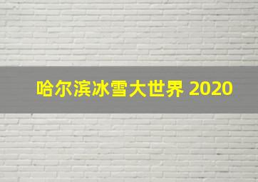 哈尔滨冰雪大世界 2020